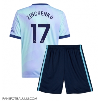 Arsenal Oleksandr Zinchenko #17 Echipament de Fotbal Replică 2024-25 Copii Treilea (+ Șorturi)